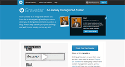 Desktop Screenshot of en.gravatar.org