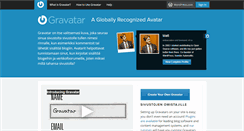 Desktop Screenshot of fi.gravatar.com