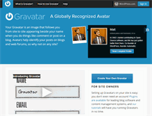 Tablet Screenshot of en.gravatar.com