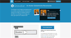 Desktop Screenshot of es.gravatar.com