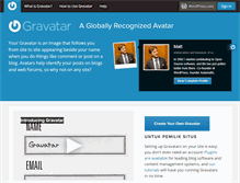 Tablet Screenshot of id.gravatar.com
